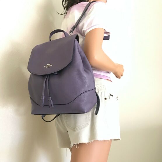 NWT Coach Elle Leather Backpack Bag 72645 Dusty Lavender - Image 5