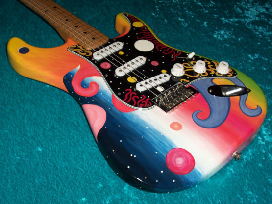 Universe Maple neck Fender Stratocaster Guitar Strat MIM Mexican Mexico pnt USA - Image 4