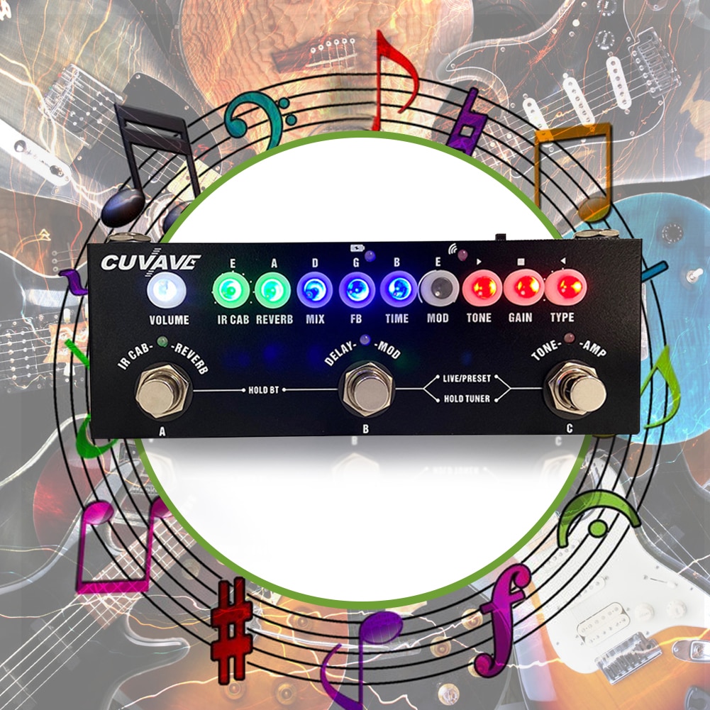 Audio-Effects-Pedal-True-Bypass-Guitar-Accessories-Cube-Baby-Guitar-Multi-Effect-Pedal-Delay-Chorus-Phaser-3