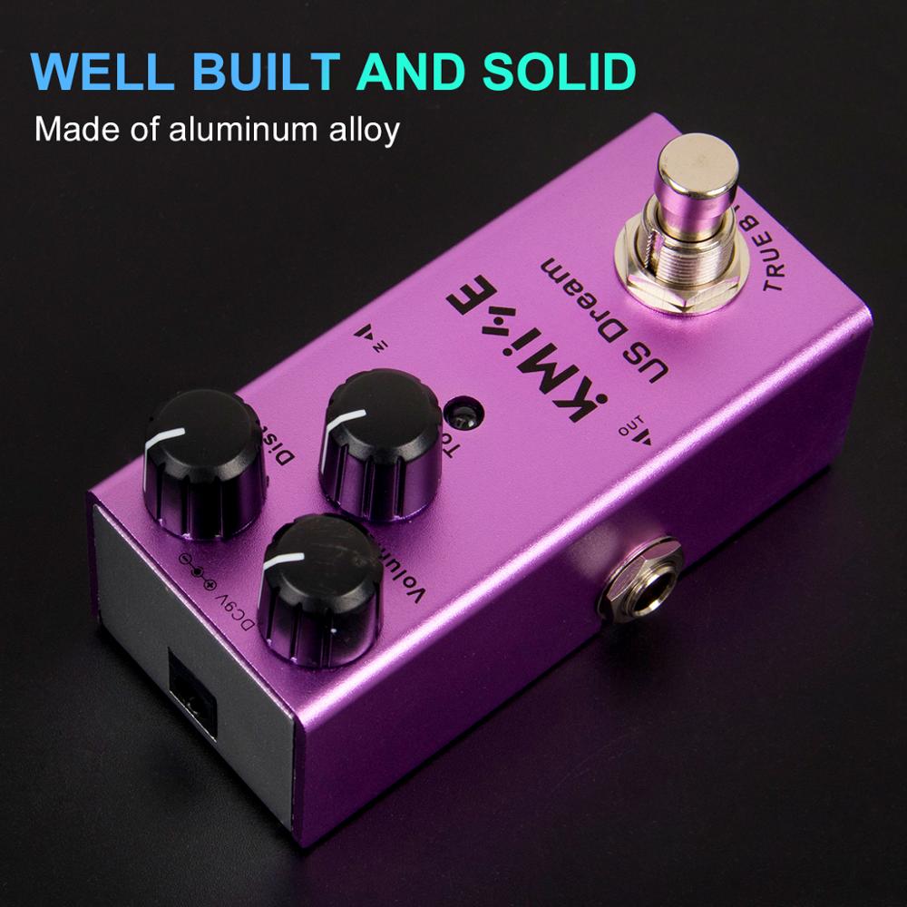 Kmise-Guitar-Effects-Pedal-Distortion-Mini-Single-US-Dream-DC-9V-True-Bypass-for-Electric-Guitar-1